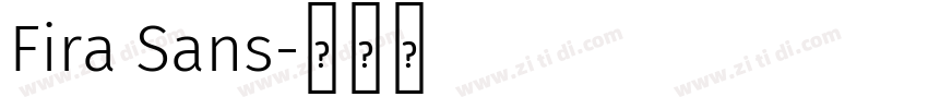 Fira Sans字体转换